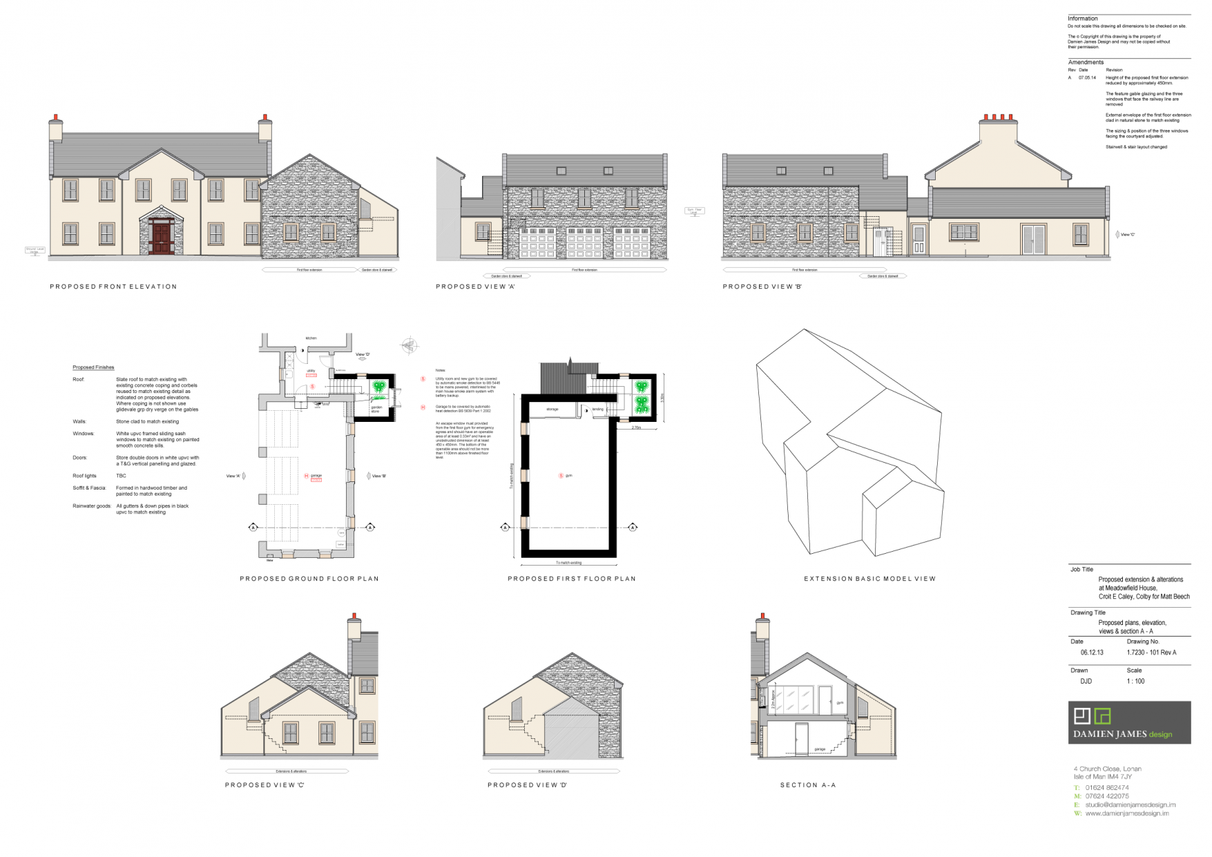 Damien James Design, Architectural Technologist Isle of Man